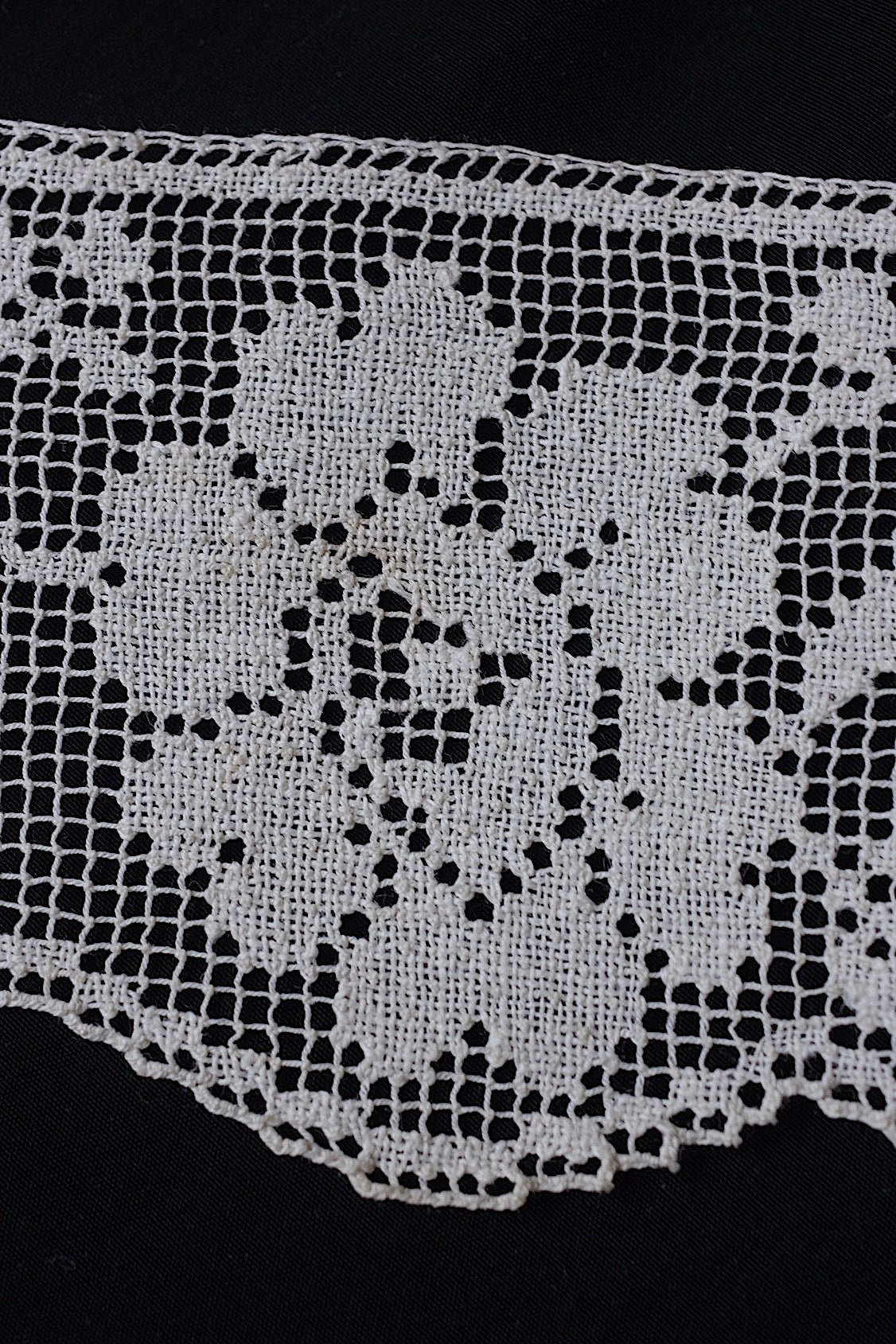 アンティークレース　dentelle ancienne 390cm .FR a l'epoque