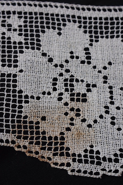 アンティークレース　dentelle ancienne 390cm .FR a l'epoque