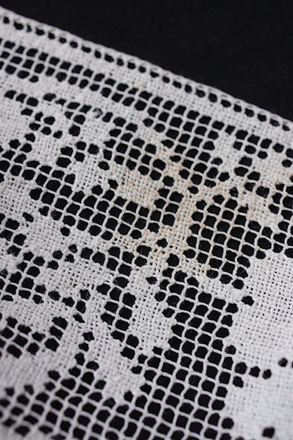 アンティークレース　dentelle ancienne 390cm .FR a l'epoque