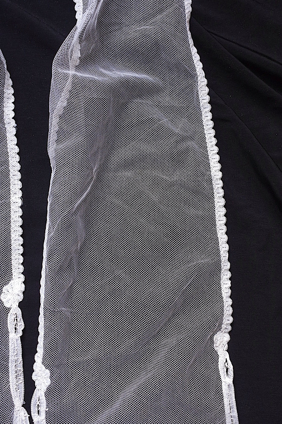 アンティークレース　dentelle ancienne タイ2本 .FR a l'epoque