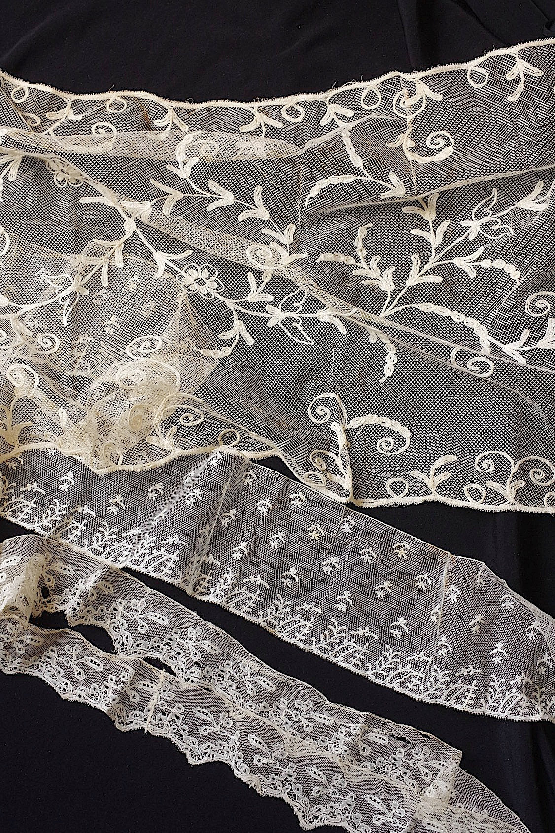 アンティークレース　dentelle ancienne　３種　素材に .FR a l'epoque