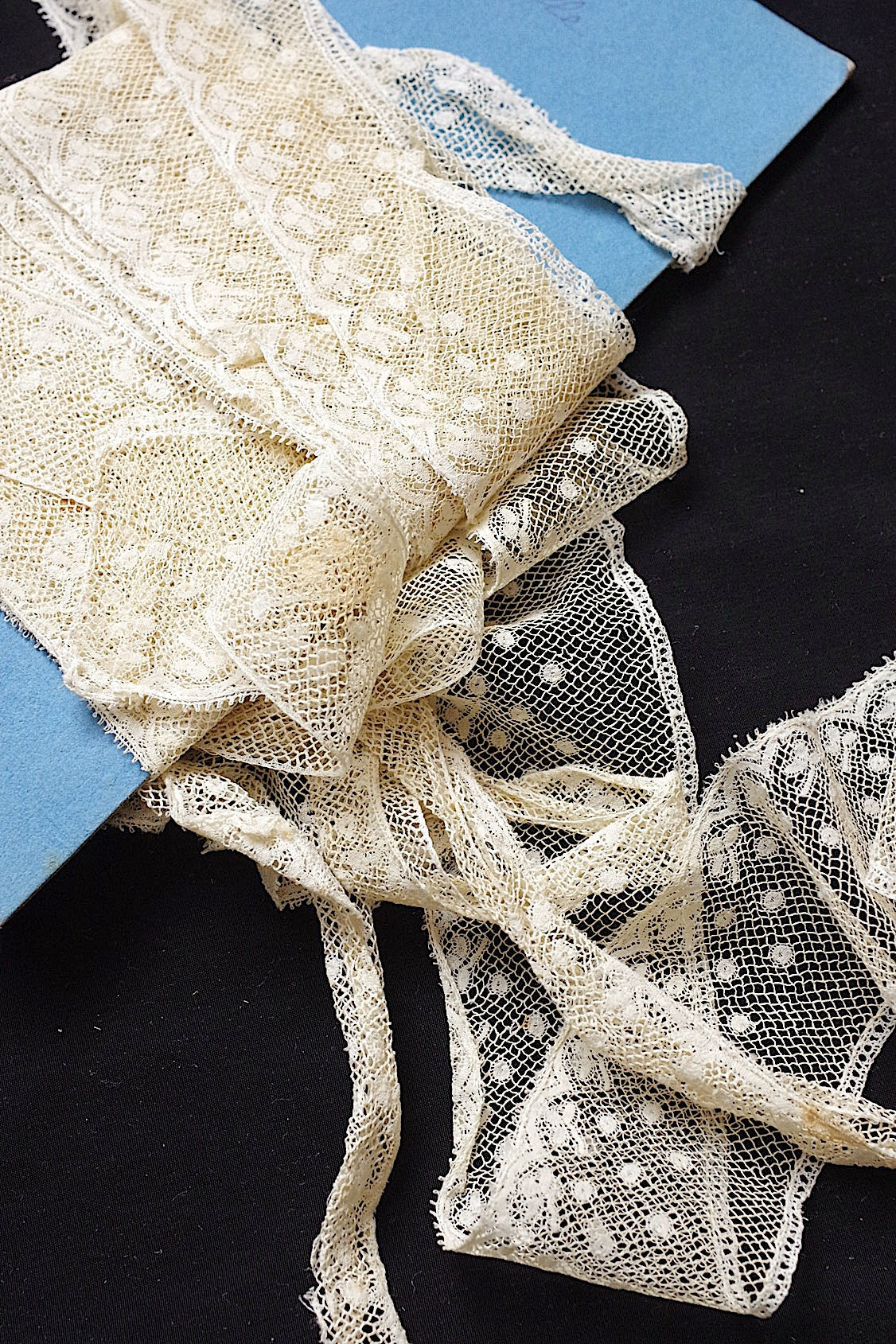 アンティークレース　dentelle ancienne　3本 .FR a l'epoque