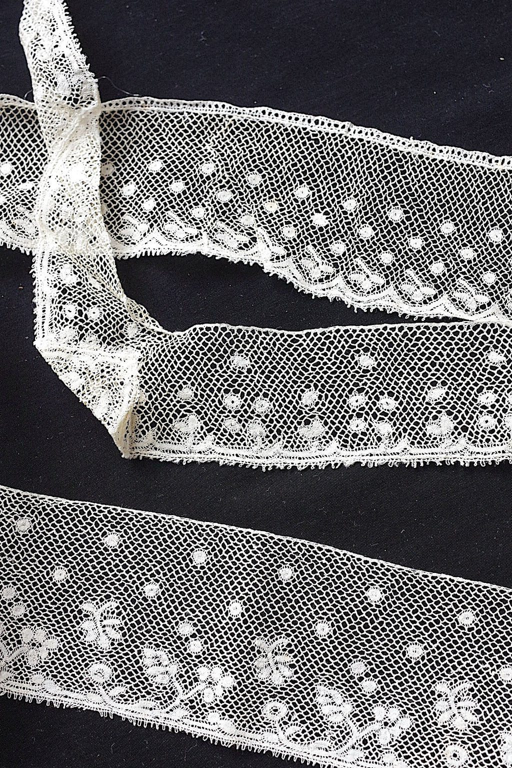 アンティークレース　dentelle ancienne　3本 .FR a l'epoque