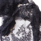 アンティークレース　dentelle ancienne　くろレース　2本 .FR a l'epoque