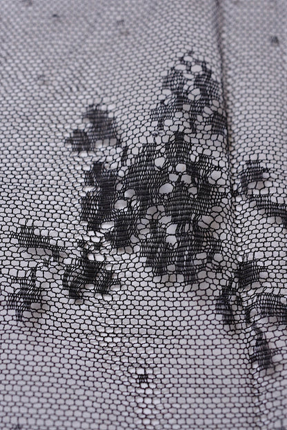 アンティークレース　dentelle ancienne　くろレース　2本 .FR a l'epoque