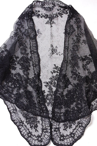 アンティークレース　dentelle ancienne　くろレース　2本 .FR a l'epoque