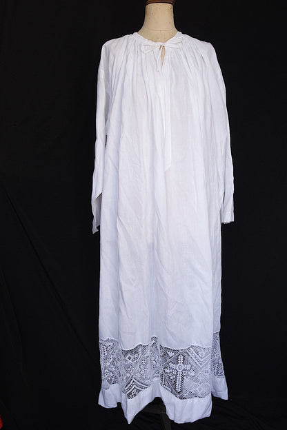 アンティーク司祭服　vêtement antique aube 1 .FR a l'epoque