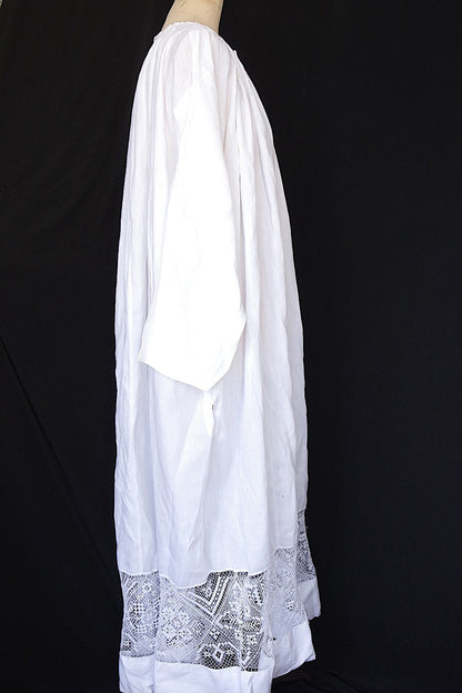 アンティーク司祭服　vêtement antique aube 1 .FR a l'epoque