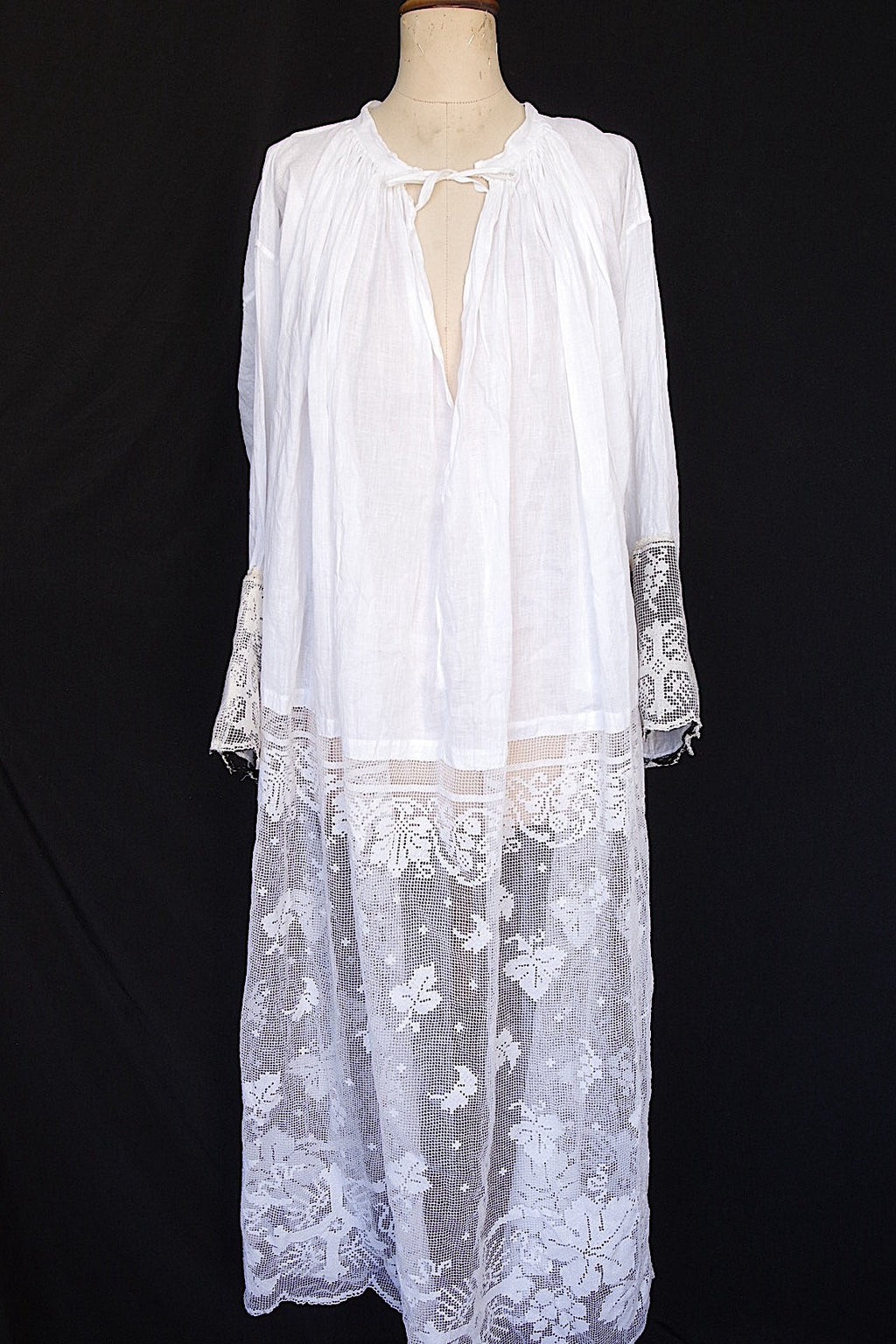 アンティーク司祭服　vêtement antique aube 3 .FR a l'epoque