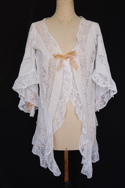 アンティークレース羽織　vêtement antique 　 .FR a l'epoque