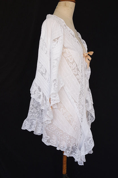 アンティークレース羽織　vêtement antique 　 .FR a l'epoque