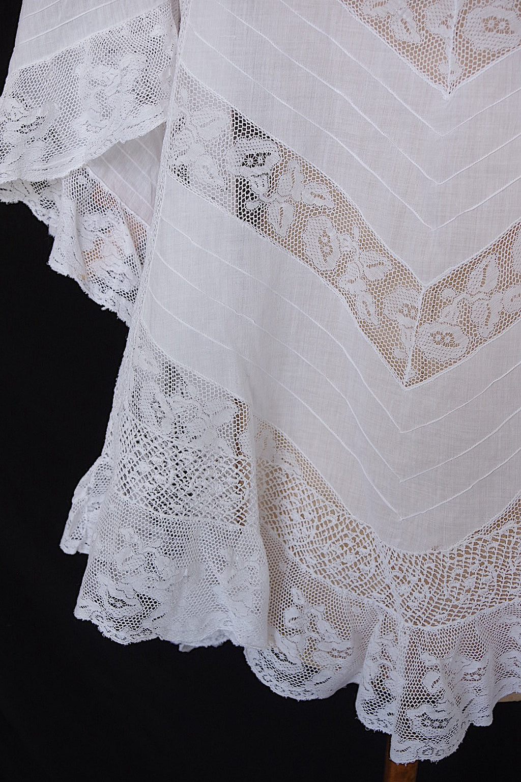 アンティークレース羽織　vêtement antique 　 .FR a l'epoque