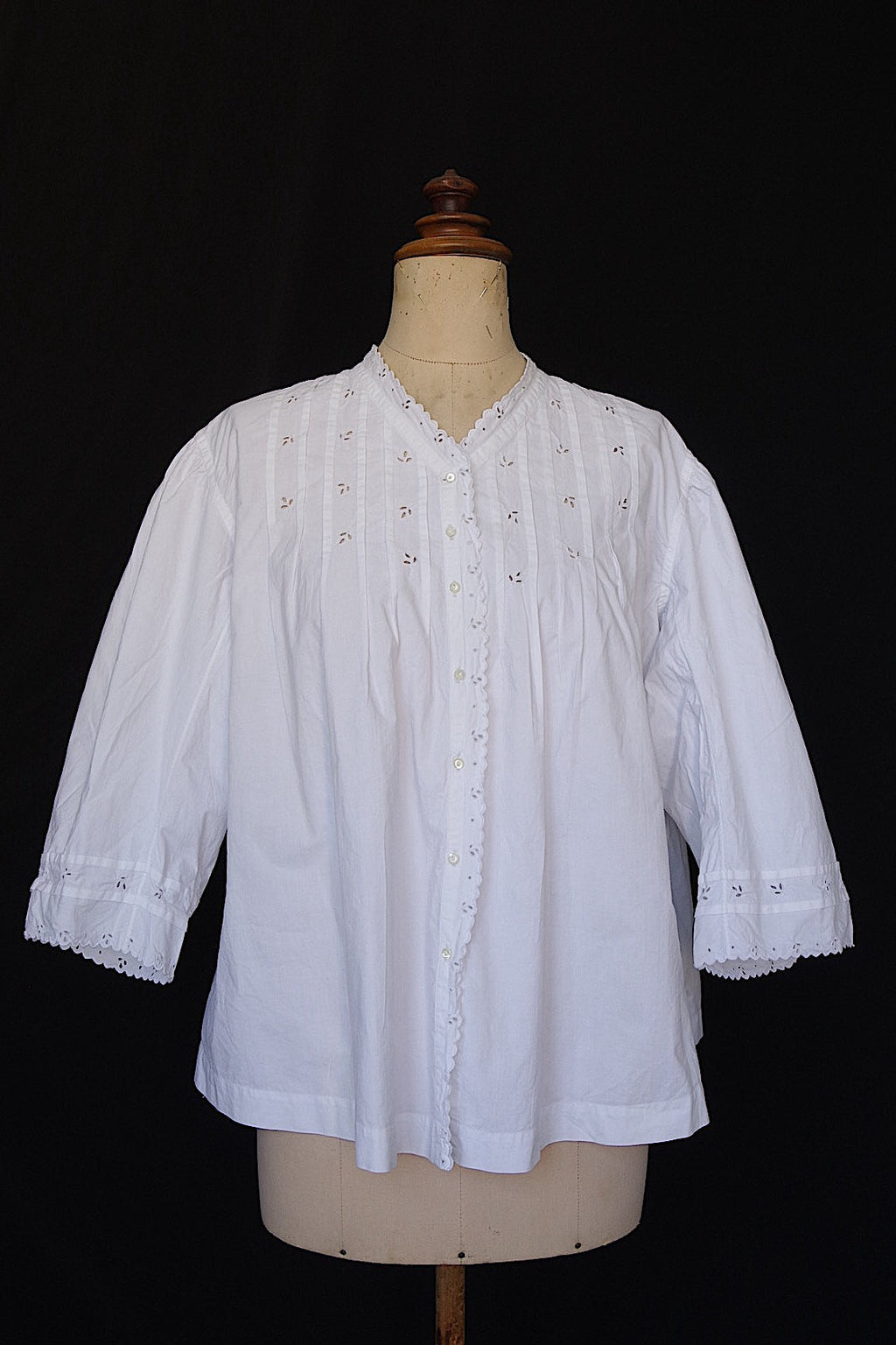アンティークレースブラウス　vêtement antique 　blouse1 .FR a l'epoque
