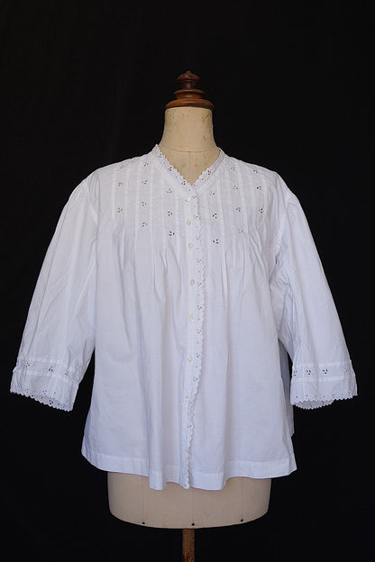アンティークレースブラウス　vêtement antique 　blouse1 .FR a l'epoque