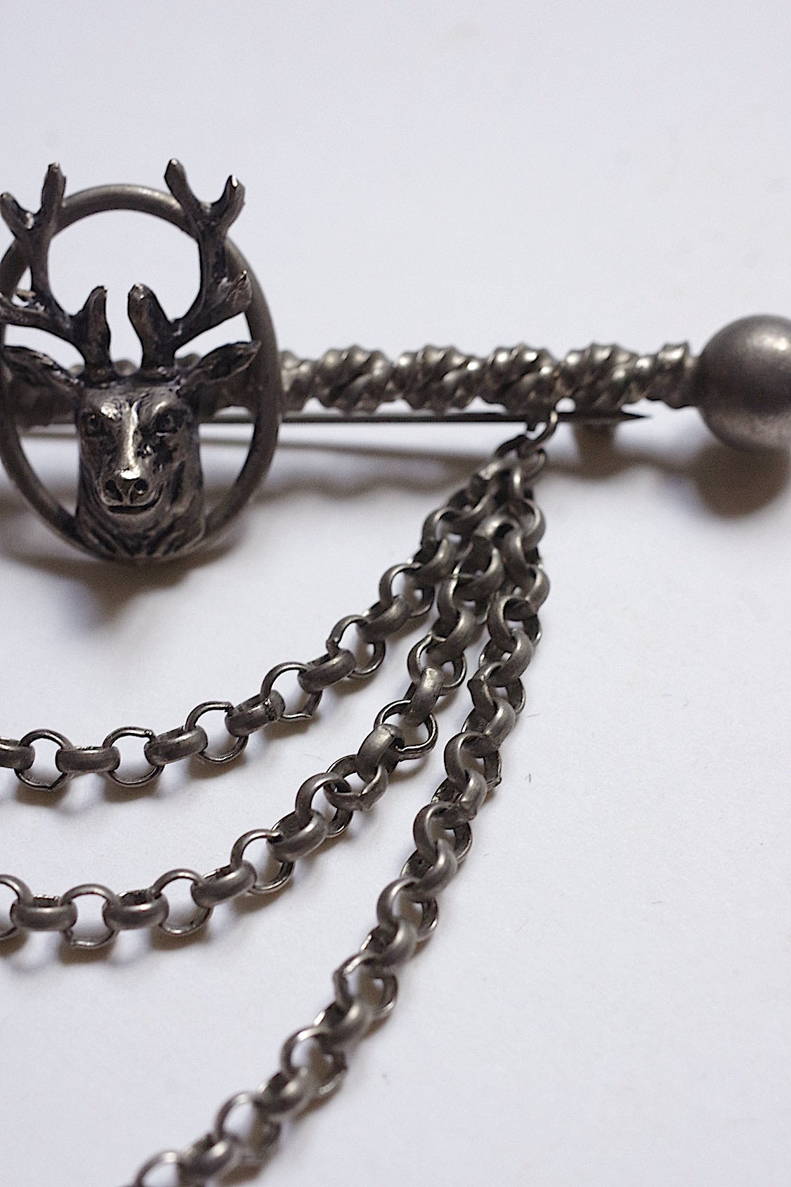 アンティークアクセサリー　antique broche ブローチ　動物 .FR a l'epoque