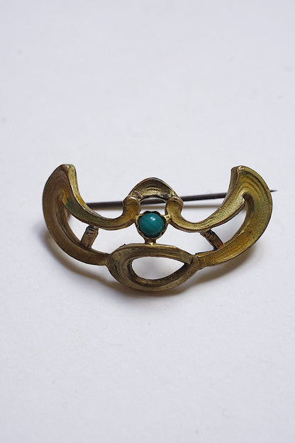 アンティークアクセサリー　antique broche ブローチ　植物 .FR a l'epoque
