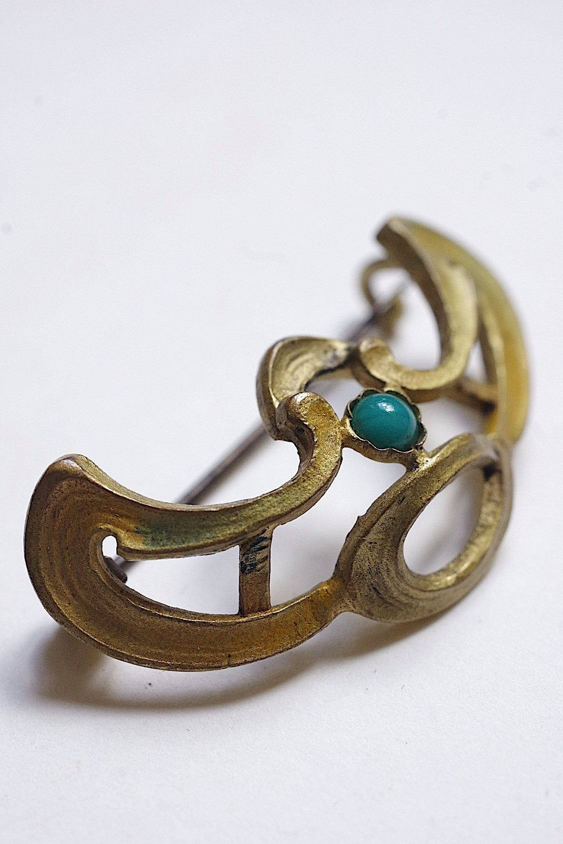 アンティークアクセサリー　antique broche ブローチ　植物 .FR a l'epoque