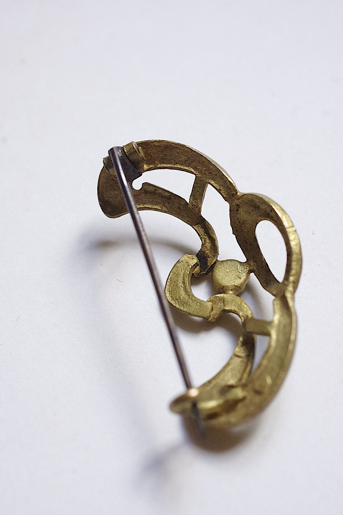 アンティークアクセサリー　antique broche ブローチ　植物 .FR a l'epoque