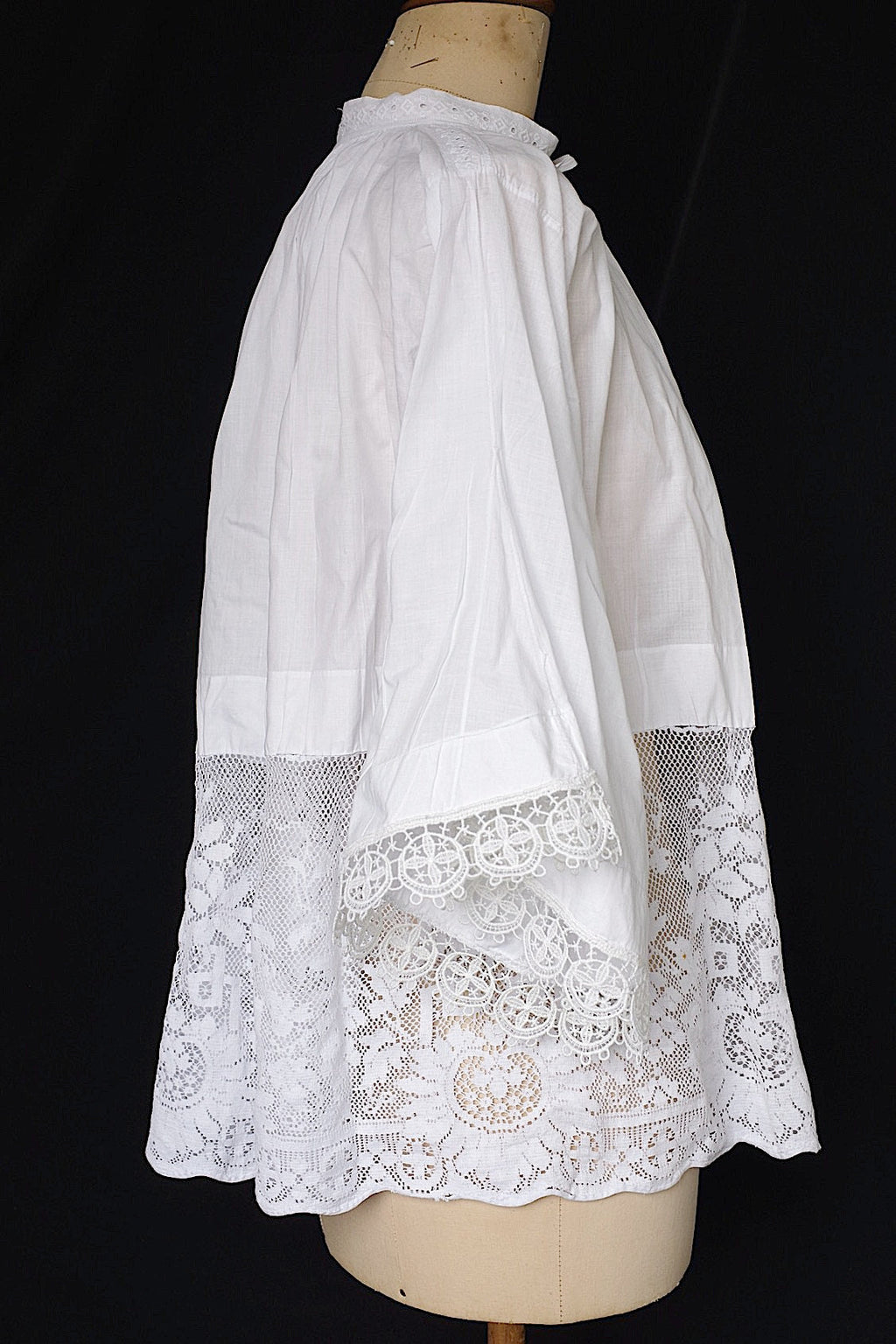 アンティークチュニック　antique vêtement  surplis .FR a l'epoque