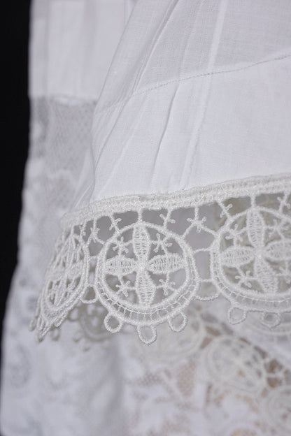 アンティークチュニック　antique vêtement  surplis .FR a l'epoque