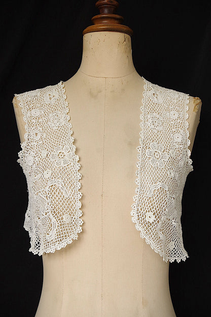 アンティークジレ　antique vêtement  クロシェジレ .FR a l'epoque