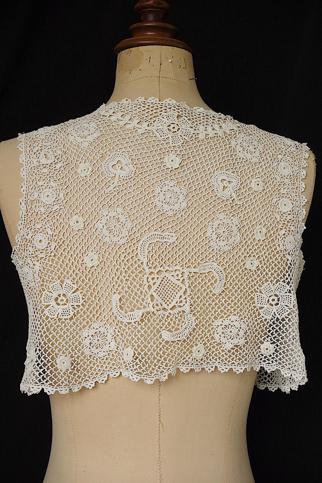 アンティークジレ　antique vêtement  クロシェジレ .FR a l'epoque