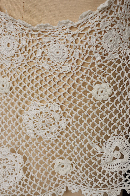 アンティークジレ　antique vêtement  クロシェジレ .FR a l'epoque