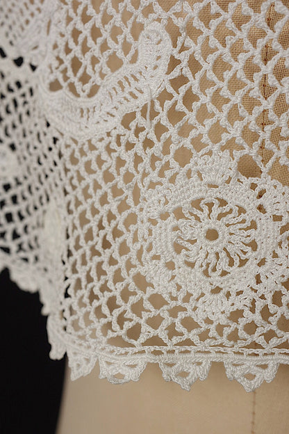 アンティークジレ　antique vêtement  クロシェジレ .FR a l'epoque