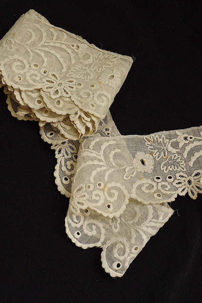 アンティークレース　dentelle ancienne 刺繍レース .FR a l'epoque