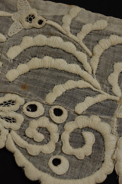 アンティークレース　dentelle ancienne 刺繍レース .FR a l'epoque