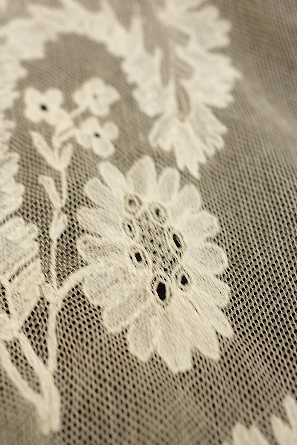 アンティークレース　dentelle ancienne ショール1 .FR a l'epoque