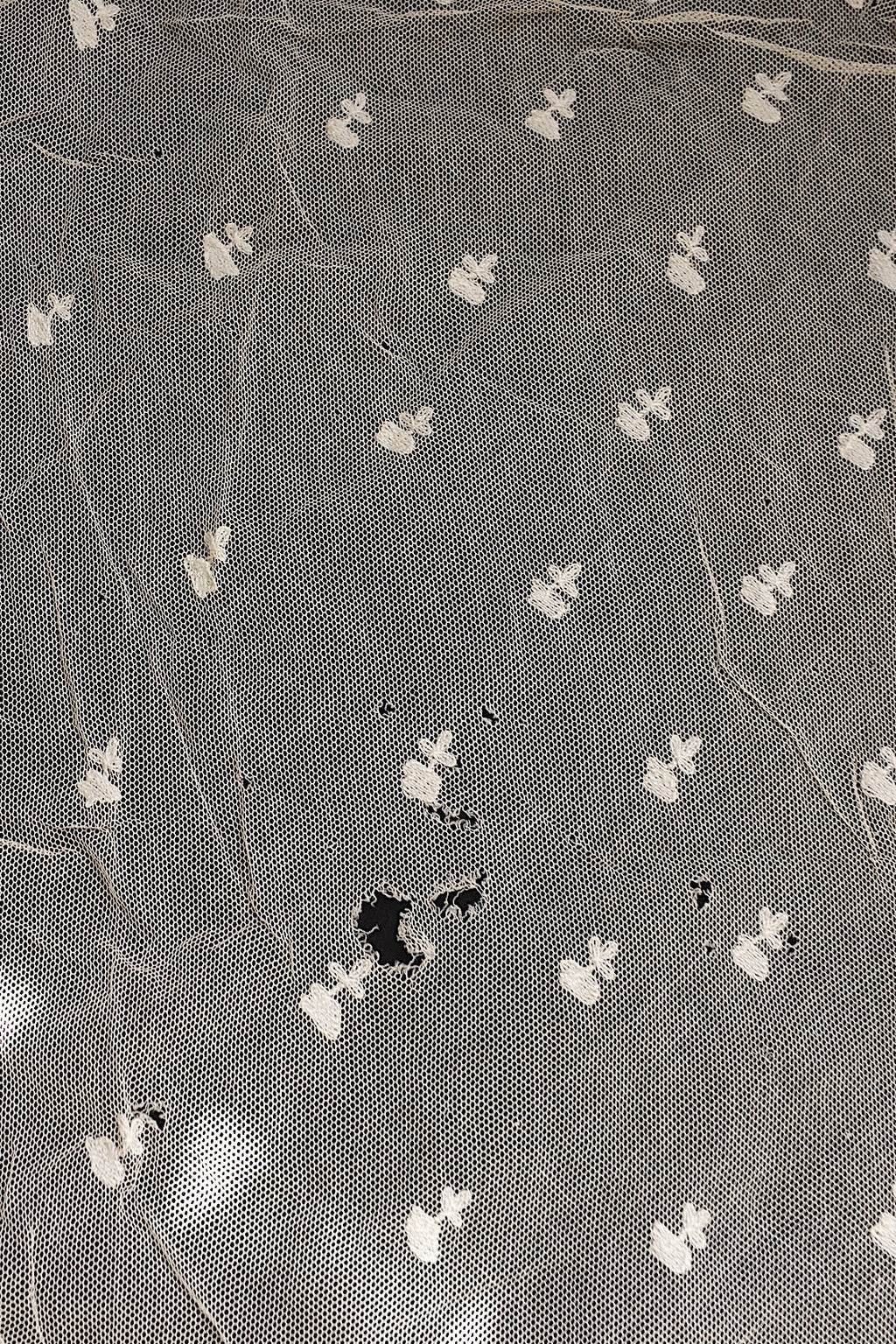 アンティークレース　dentelle ancienne ショール2 .FR a l'epoque