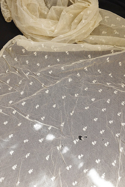 アンティークレース　dentelle ancienne ショール2 .FR a l'epoque