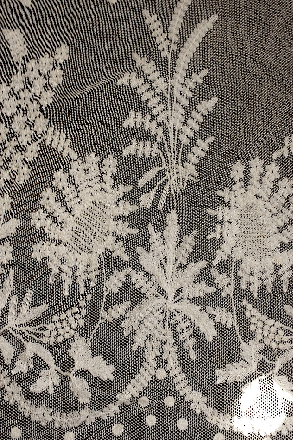 アンティークレース　dentelle ancienne ショール2 .FR a l'epoque