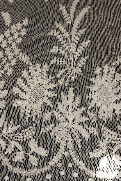 アンティークレース　dentelle ancienne ショール2 .FR a l'epoque