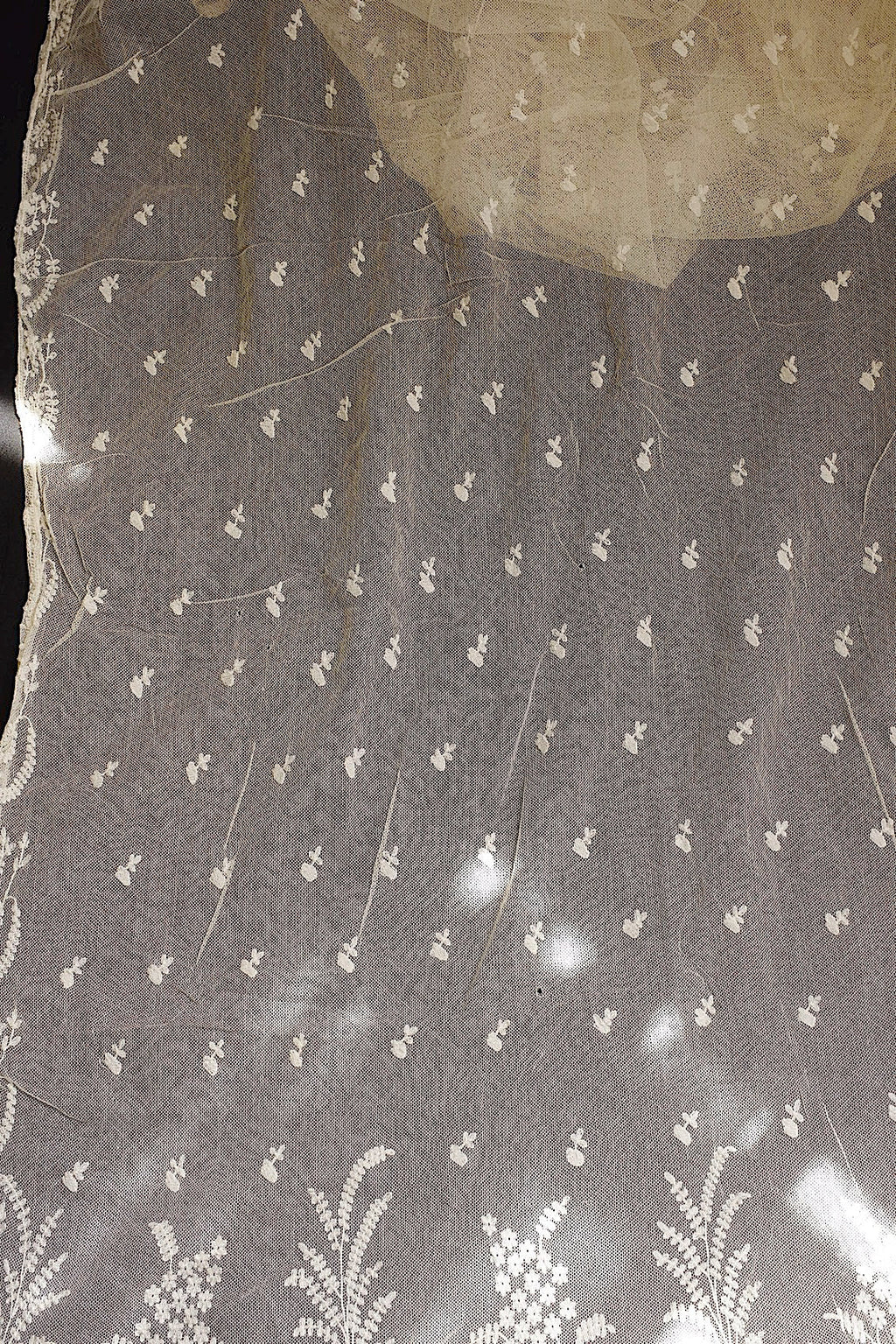 アンティークレース　dentelle ancienne ショール2 .FR a l'epoque