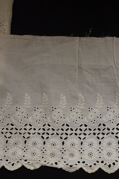 アンティークレース　dentelle ancienne 220cm .FR a l'epoque