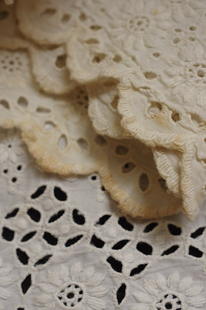 アンティークレース　dentelle ancienne 220cm .FR a l'epoque