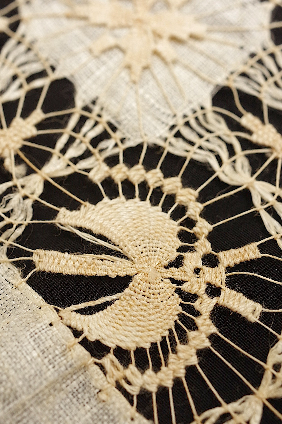 アンティークレース　dentelle ancienne 322cm .FR a l'epoque