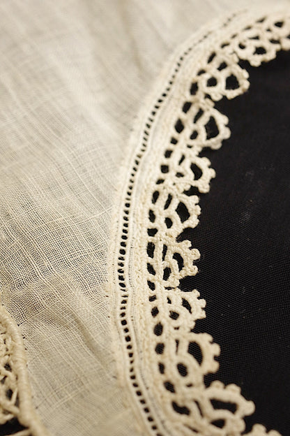 アンティークレース　dentelle ancienne つけ襟1 .FR a l'epoque