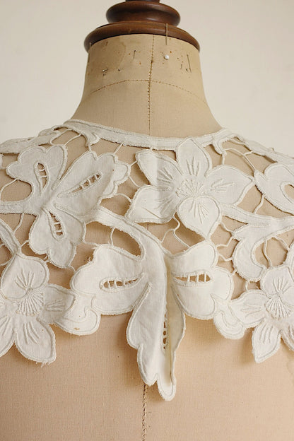 アンティークレース　dentelle ancienne つけ襟2 .FR a l'epoque