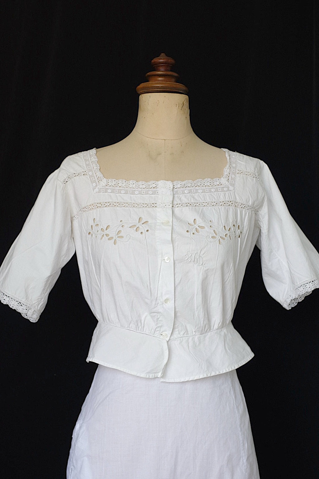 アンティークトップ　vêtement antique cache corset .FR a l'epoque