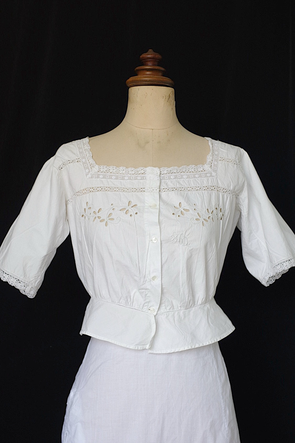 アンティークトップ　vêtement antique cache corset .FR a l'epoque