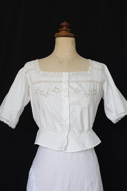 アンティークトップ　vêtement antique cache corset .FR a l'epoque