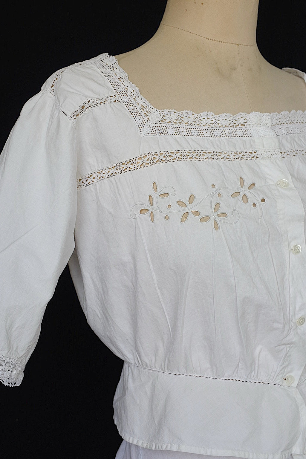 アンティークトップ　vêtement antique cache corset .FR a l'epoque