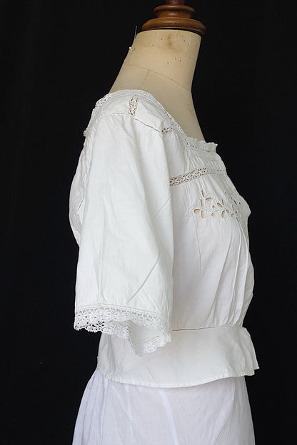アンティークトップ　vêtement antique cache corset .FR a l'epoque