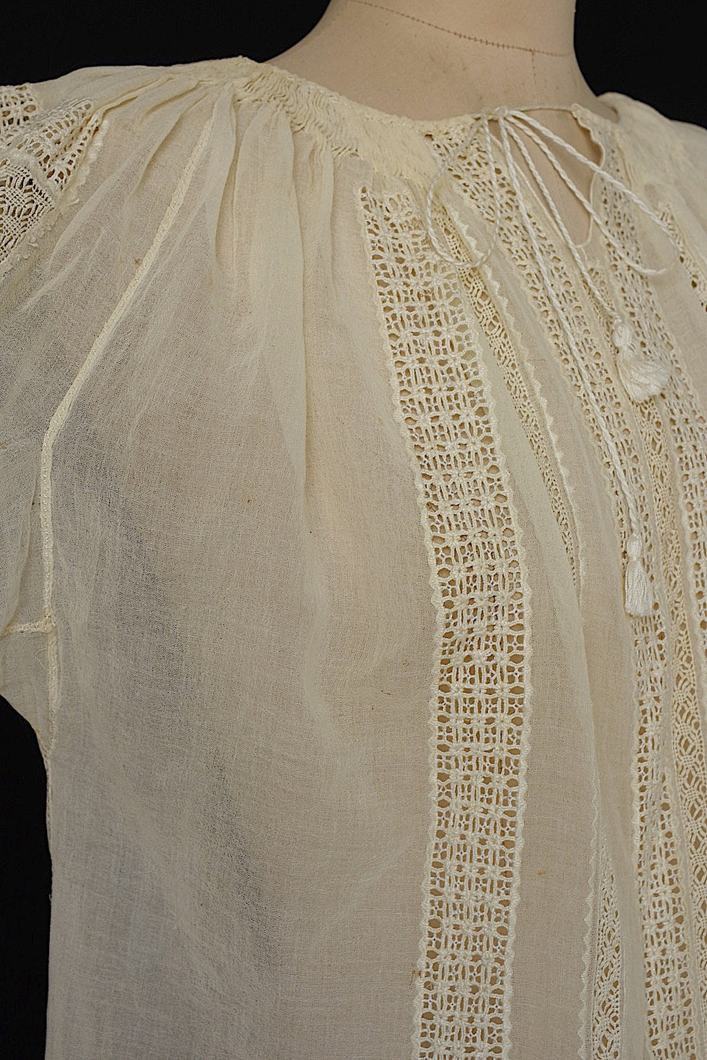 アンティークチュニック　vêtement antique top .FR a l'epoque