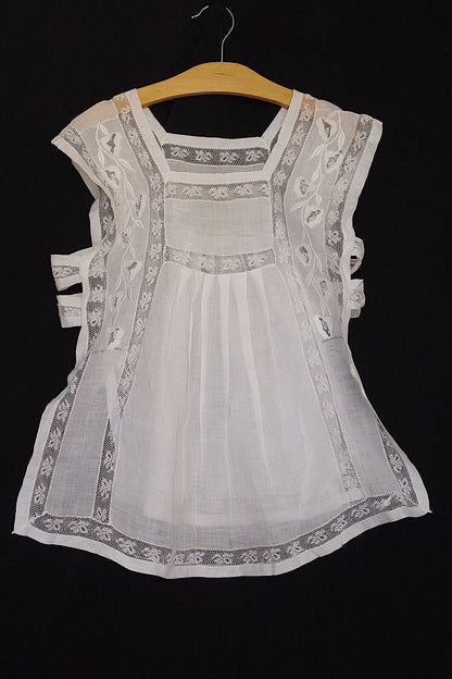 アンティーク子供服　タブリエ　vêtement'enfant antique .FR a l'epoque