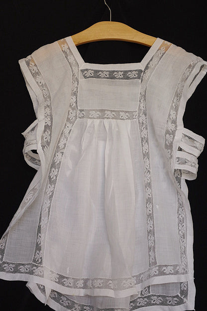 アンティーク子供服　タブリエ　vêtement'enfant antique .FR a l'epoque