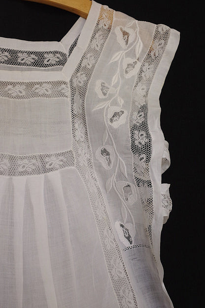 アンティーク子供服　タブリエ　vêtement'enfant antique .FR a l'epoque